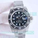 Swiss Copy DIW Rolex Submariner EOC Sandblasted Carbon 3135 Men Watch